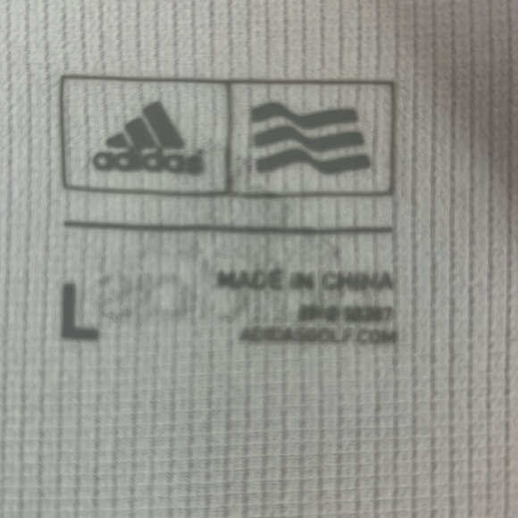Adidas Long Sleeve Zip Front Golf Jersey. Size L - Picture 5 of 8